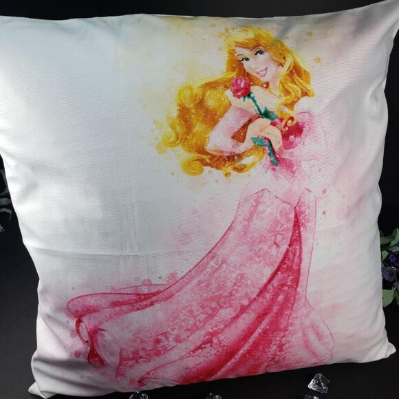 Aurora Accent Pillowcase Sleeping Beauty Home Decor Throw Sham Pillow Cover - Picture 2 of 13